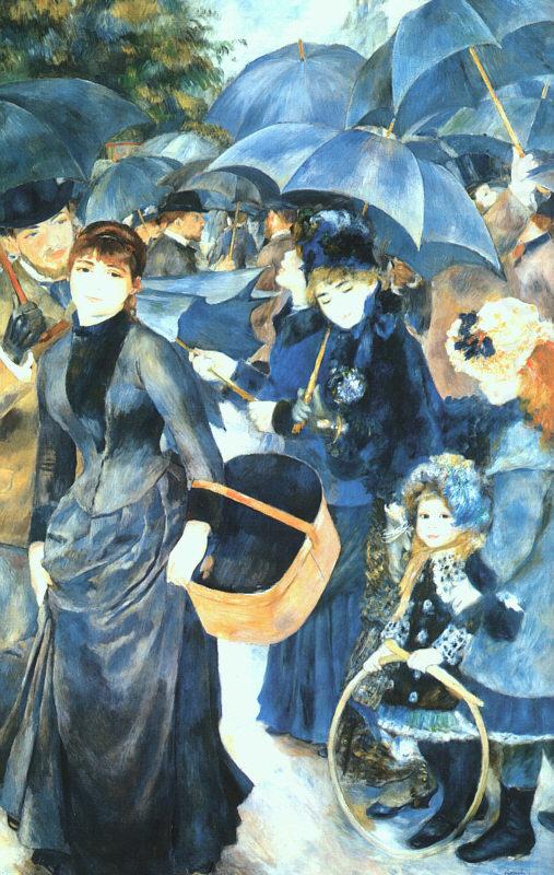 Pierre Renoir Umbrellas china oil painting image